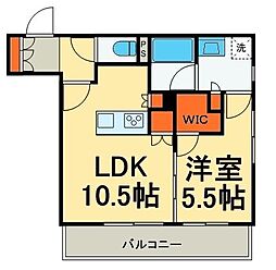 セレサ東日本橋 1LDKの間取図画像