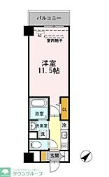 HillFlatOsaki 1Kの間取図画像