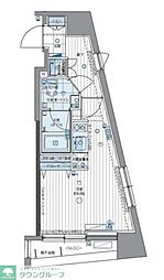 パティーナ三田台 ワンルームの間取図画像