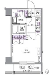 IVYWEST 1Kの間取図画像