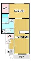 ルームス花水木 105 ｜ 滋賀県草津市青地町（賃貸アパート1LDK・1階・41.61㎡） その2