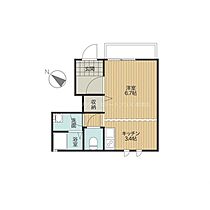 エルメゾン ラクワット 101 ｜ 滋賀県草津市渋川１丁目（賃貸アパート1R・1階・26.28㎡） その2