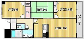 サンロイヤル栗東 503 ｜ 滋賀県栗東市綣３丁目（賃貸マンション3LDK・5階・64.88㎡） その2