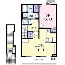 リバティ　スペースIII 203 ｜ 滋賀県大津市大江５丁目（賃貸アパート1LDK・2階・46.09㎡） その2