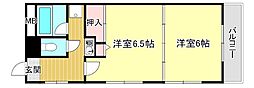 ロイヤルダイコマ 2Kの間取図画像