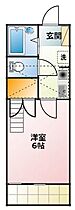 ウイングコート羽根井 102 ｜ 愛知県豊橋市羽根井西町13-9（賃貸アパート1K・1階・18.90㎡） その2