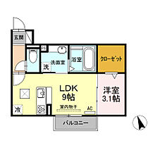 ソシエール東幸 B棟 102 ｜ 愛知県豊橋市東幸町字水神3-9（賃貸アパート1LDK・1階・34.76㎡） その2