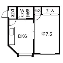 北海道札幌市南区石山一条9丁目（賃貸アパート1DK・2階・27.95㎡） その2
