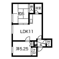 北海道札幌市南区石山東4丁目（賃貸タウンハウス2LDK・1階・48.60㎡） その2