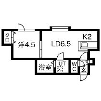 北海道札幌市南区川沿十一条3丁目（賃貸アパート1LDK・2階・34.63㎡） その2