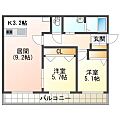 Agito北の沢2階5.9万円