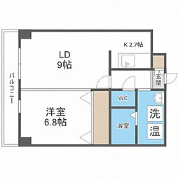 SOARRIDGE 1LDKの間取図画像