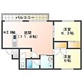 グリーンパーク真駒内2階5.8万円