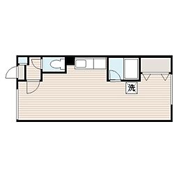 マンション八福 ワンルームの間取図画像