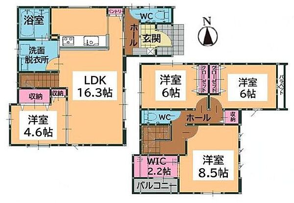 間取りを拡大表示