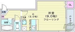 北24条駅 3.4万円