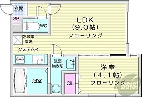 北海道札幌市白石区本郷通11丁目北（賃貸マンション1LDK・3階・29.60㎡） その2