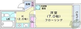 北海道札幌市中央区北一条西20丁目（賃貸マンション1K・3階・17.17㎡） その2