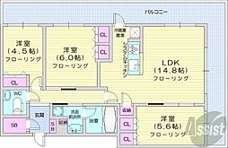 すすきの駅 54.0万円