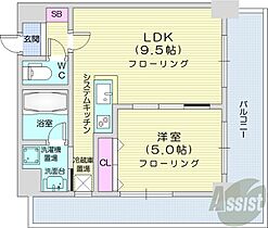 メープル元町  ｜ 北海道札幌市東区北二十二条東16丁目（賃貸マンション1LDK・11階・33.00㎡） その2