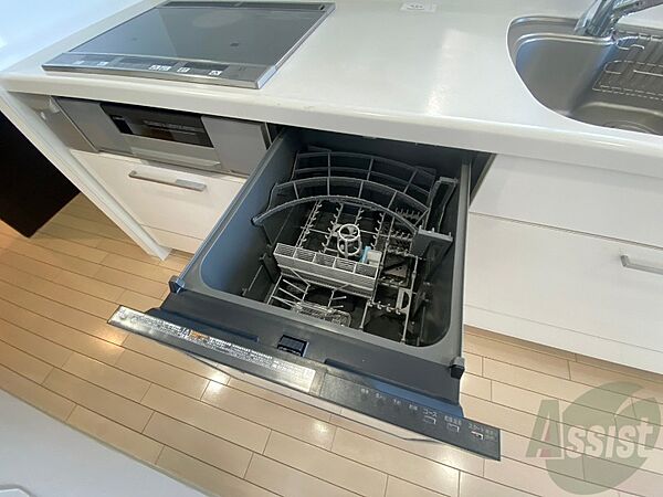 画像18:食器洗浄乾燥機付きのシステムキッチンです！