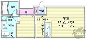 北海道札幌市中央区南十六条西13丁目（賃貸マンション1K・1階・29.00㎡） その2