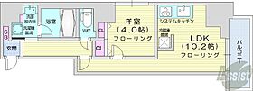 北海道札幌市中央区南三条東4丁目（賃貸マンション1LDK・9階・37.01㎡） その2