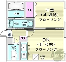 🉐敷金礼金0円！🉐札幌市営東西線 西１８丁目駅 徒歩9分