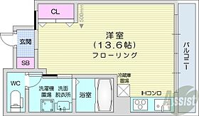 北海道札幌市中央区南三条西1丁目（賃貸マンション1R・9階・32.65㎡） その2