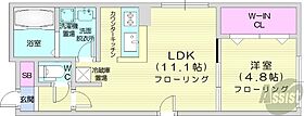 北海道札幌市中央区南五条東2丁目16-1（賃貸マンション1LDK・2階・37.19㎡） その2