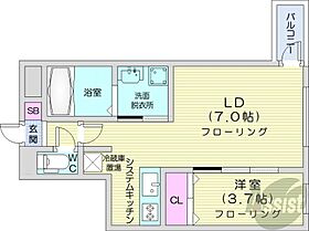 北海道札幌市豊平区西岡四条8丁目（賃貸マンション1LDK・2階・30.20㎡） その2