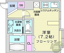 luce solare麻生  ｜ 北海道札幌市北区麻生町2丁目（賃貸マンション1R・3階・21.32㎡） その2