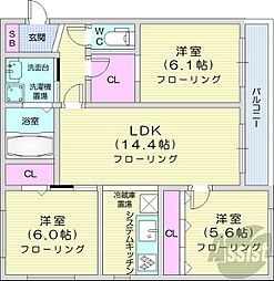 北18条駅 10.1万円