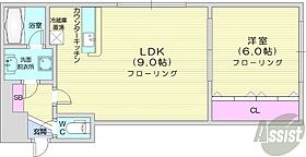 北海道札幌市中央区南八条西7丁目1782-6（賃貸マンション1LDK・4階・34.65㎡） その2