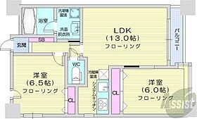 北海道札幌市中央区大通西15丁目（賃貸マンション2LDK・9階・56.18㎡） その2