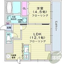 北海道札幌市中央区大通西27丁目（賃貸マンション1LDK・10階・38.50㎡） その2