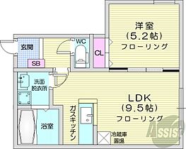 北海道札幌市中央区北二条東8丁目5-31（賃貸マンション1LDK・4階・35.22㎡） その2