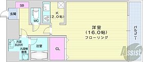 北海道札幌市中央区南八条西6丁目（賃貸マンション1K・4階・48.49㎡） その2