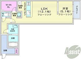 北海道札幌市豊平区月寒西三条7丁目（賃貸マンション1LDK・4階・45.25㎡） その2