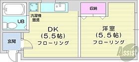 北海道札幌市中央区南七条西11丁目（賃貸マンション1DK・3階・22.06㎡） その2