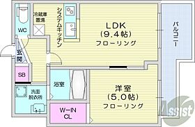 北海道札幌市中央区北一条西19丁目（賃貸マンション1LDK・8階・36.48㎡） その2