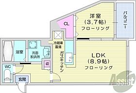 LeCiel  ｜ 北海道札幌市東区北七条東3丁目（賃貸マンション1LDK・4階・31.66㎡） その2