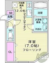 NSI発寒駅前  ｜ 北海道札幌市西区発寒九条13丁目（賃貸マンション1K・4階・24.39㎡） その2