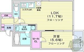 北海道札幌市中央区南四条東4丁目（賃貸マンション1LDK・11階・42.39㎡） その2