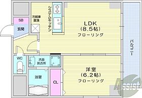 北海道札幌市中央区北二条東1丁目3-1（賃貸マンション1LDK・8階・40.12㎡） その2