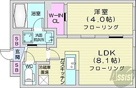 北海道札幌市中央区南八条西9丁目（賃貸マンション1LDK・4階・30.28㎡） その2