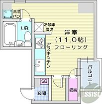 北海道札幌市中央区南二条西12丁目323-10（賃貸マンション1R・3階・25.72㎡） その2