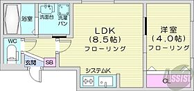 北海道札幌市白石区東札幌四条6丁目（賃貸マンション1LDK・4階・29.50㎡） その2