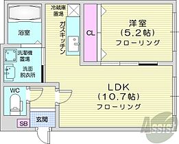 レクスベイル発寒  ｜ 北海道札幌市西区発寒十条11丁目（賃貸マンション1LDK・1階・36.40㎡） その2