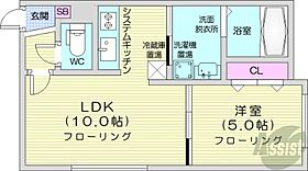 北海道札幌市西区発寒五条2丁目（賃貸マンション1LDK・1階・33.41㎡） その2